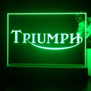 Triumph Old Logo LED Desk Light