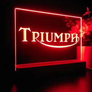 Triumph Old Logo LED Desk Light