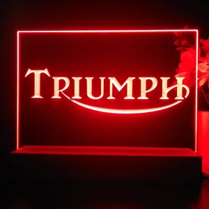 Triumph Old Logo LED Desk Light