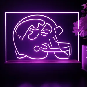 University of Iowa Hawkeyes Helmet LED Desk Light