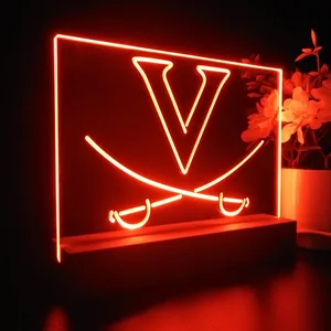 Virginia Cavaliers Logo 1 LED Desk Light