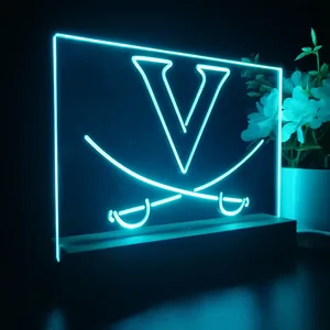 Virginia Cavaliers Logo 1 LED Desk Light