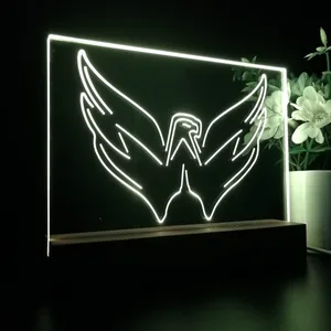 Washington Capitals Hockey Logo LED Desk Light
