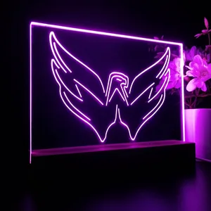 Washington Capitals Hockey Logo LED Desk Light