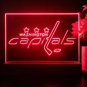 Washington Capitals Logo 1 LED Desk Light