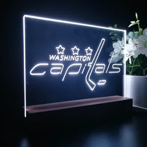 Washington Capitals Logo 1 LED Desk Light