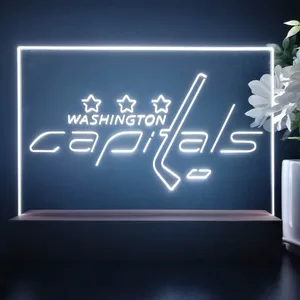 Washington Capitals Logo 1 LED Desk Light