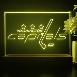 Washington Capitals Logo 1 LED Desk Light