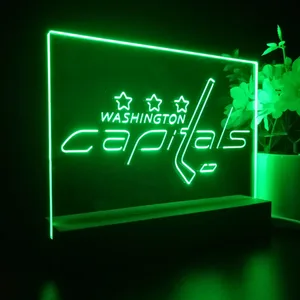 Washington Capitals Logo 1 LED Desk Light