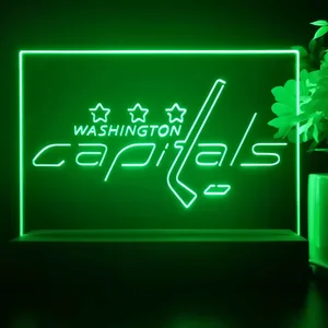 Washington Capitals Logo 1 LED Desk Light