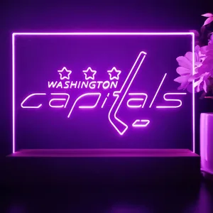Washington Capitals Logo 1 LED Desk Light