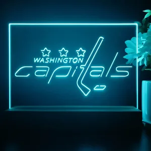 Washington Capitals Logo 1 LED Desk Light