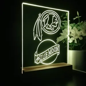 Washington Football Team Blue Moon LED Desk Light - Legacy Edition