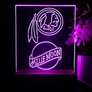 Washington Football Team Blue Moon LED Desk Light - Legacy Edition