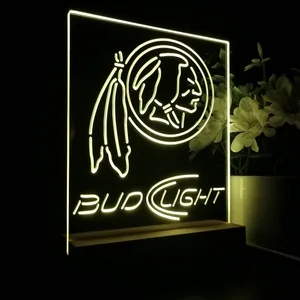 Washington Football Team Bud Light LED Desk Light