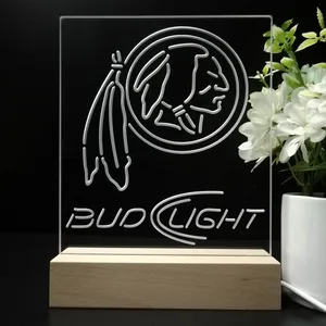 Washington Football Team Bud Light LED Desk Light
