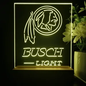 Washington Football Team Busch Light LED Desk Light