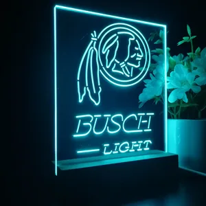 Washington Football Team Busch Light LED Desk Light