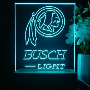 Washington Football Team Busch Light LED Desk Light