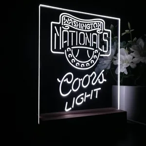 Washington Nationals Coors Light LED Desk Light - Legacy Edition