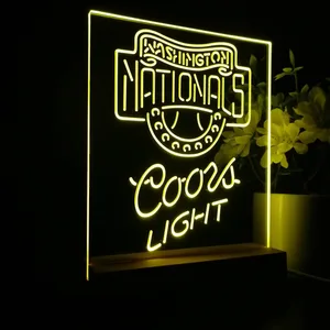 Washington Nationals Coors Light LED Desk Light - Legacy Edition
