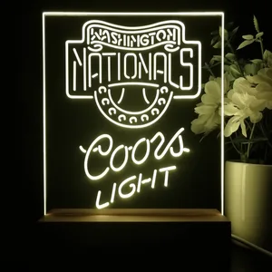 Washington Nationals Coors Light LED Desk Light - Legacy Edition