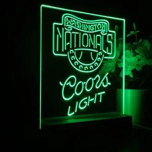 Washington Nationals Coors Light LED Desk Light - Legacy Edition