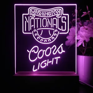 Washington Nationals Coors Light LED Desk Light - Legacy Edition