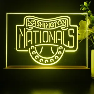 Washington Nationals Logo 1 LED Desk Light - Legacy Edition