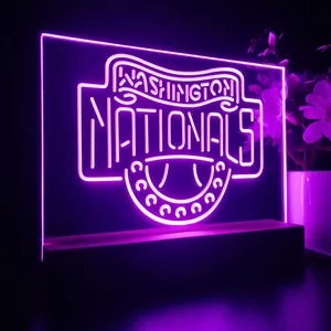 Washington Nationals Logo 1 LED Desk Light - Legacy Edition