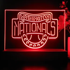 Washington Nationals Logo 1 LED Desk Light - Legacy Edition