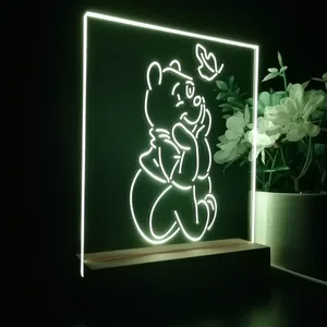Winnie The Pooh Leaf LED Desk Light