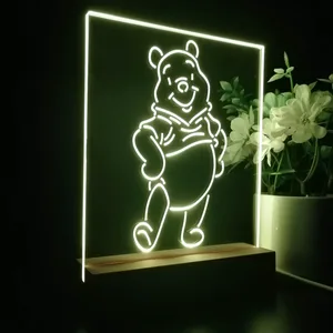 Winnie The Pooh Plain LED Desk Light