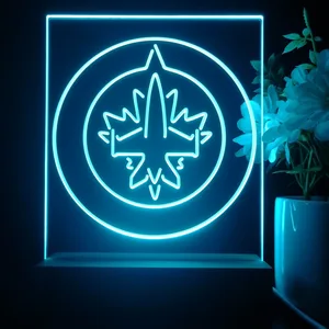 Winnipeg Jets Logo 1 LED Desk Light
