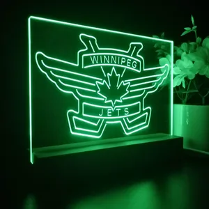 Winnipeg Jets Logo 2 LED Desk Light - Legacy Edition