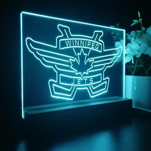 Winnipeg Jets Logo 2 LED Desk Light - Legacy Edition