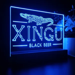 Xingu Black Beer Croc LED Desk Light
