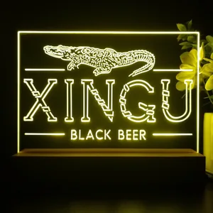 Xingu Black Beer Croc LED Desk Light