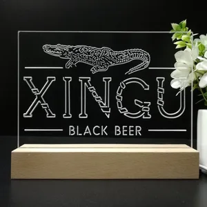 Xingu Black Beer Croc LED Desk Light