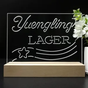 Yuengling Lager Vintage Logo LED Desk Light