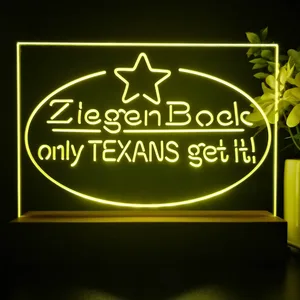 Ziegenbock Only Texans Get it LED Desk Light