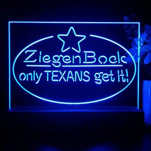 Ziegenbock Only Texans Get it LED Desk Light