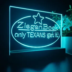 Ziegenbock Only Texans Get it LED Desk Light
