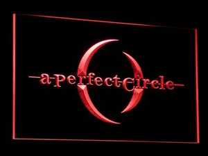 A Perfect Circle LED Neon Sign