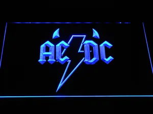 AC/DC Horns LED Neon Sign