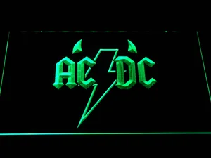 AC/DC Horns LED Neon Sign