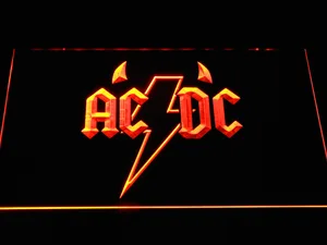 AC/DC Horns LED Neon Sign