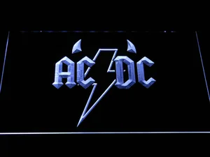 AC/DC Horns LED Neon Sign
