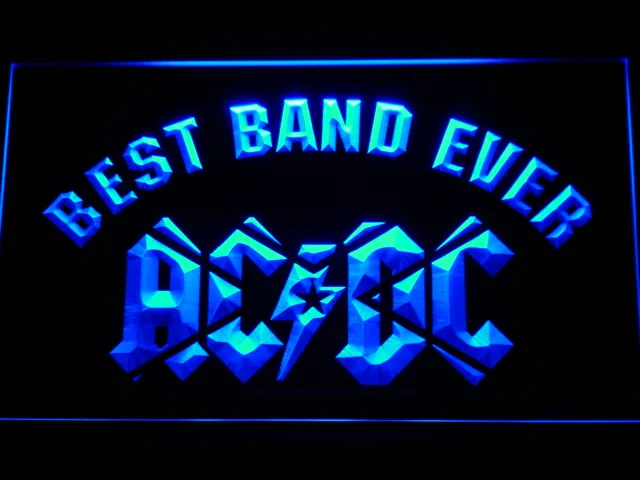 AC/DC Star Best Band Ever LED Neon Sign