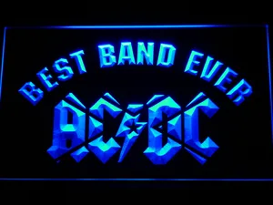 AC/DC Star Best Band Ever LED Neon Sign